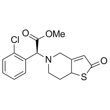氯吡格雷硫代内酯结构式