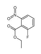 2-氟-6-硝基苯甲酸乙酯结构式
