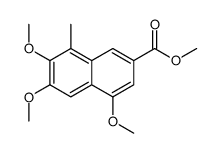 Methyl 4,6,7-trimethoxy-8-methyl-2-naphthoate Structure