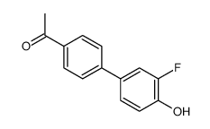1-[4-(3-fluoro-4-hydroxyphenyl)phenyl]ethanone结构式