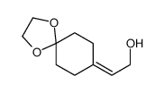 2-(1,4-dioxaspiro[4.5]decan-8-ylidene)ethanol Structure