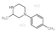 3-Methyl-1-(4-methylphenyl)piperazine dihydrochloride结构式