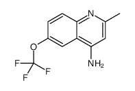 4-Amino-2-methyl-6-trifluoromethoxyquinoline Structure