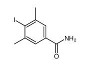 4-碘-3,5-二甲基苯甲酰胺结构式