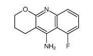 9-amino-8-fluoro-4-oxa-1,2,3,4-tetrahydro-acridine结构式