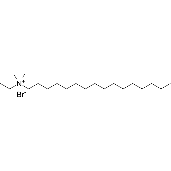 十六烷基二甲基乙基溴化铵(EHDAB)结构式