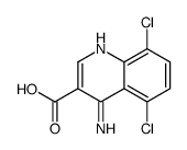 4-amino-5,8-dichloroquinoline-3-carboxylic acid Structure