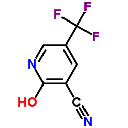 2-羟基-5-三氟甲基烟腈结构式