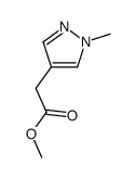 2-(1-甲基-1H-吡唑-4-基)乙酸甲酯结构式