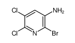 2-Bromo-5,6-dichloropyridin-3-amine Structure