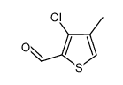3-氯-4-甲基噻吩-2-甲醛结构式