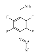 (4-azido-2,3,5,6-tetrafluorophenyl)methanamine结构式