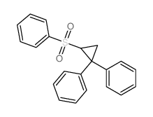 Benzene,1,1'-[(phenylsulfonyl)cyclopropylidene]bis- (9CI)结构式
