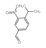 4-异丙基-3-硝基苯甲醛结构式