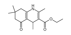 ethyl 2,4,7,7-tetramethyl-5-oxo-1,4,5,6,7,80-hexahydroquinoline-3-carboxylate Structure