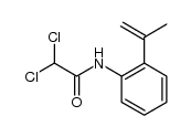 2,2-Dichloro-N-[o-(1-methylethenyl)phenyl]acetamide结构式