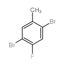 2,5-二溴-4-氟甲苯结构式