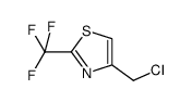 4-(chloromethyl)-2-(trifluoromethyl)thiazole Structure