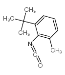 2-叔-丁基-6-甲基苯基异氰酸酯结构式