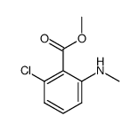 2-氯-6-(甲氨基)苯甲酸甲酯结构式