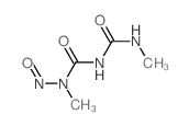1-methyl-3-(methylcarbamoyl)-1-nitroso-urea Structure