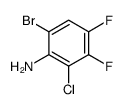 6-bromo-2-chloro-3,4-difluoroaniline Structure