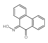 9,10-Phenanthrenedione,9-oxime Structure