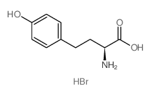 L-高酪氨酸溴化氢盐结构式