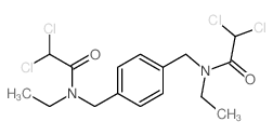 Acetamide,N,N'-[1,4-phenylenebis(methylene)]bis[2,2-dichloro-N-ethyl- (9CI)结构式
