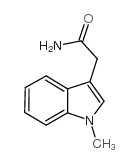 2-(1-甲基-1H-吲哚-3-基)乙酰胺结构式