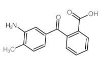 2-(3-amino-4-methyl-benzoyl)benzoic acid Structure