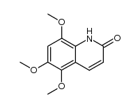5,6,8-trimethoxy-2(1H)-quinolinone Structure