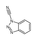 1-氰基苯并三氮唑结构式
