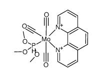 Mo(1,10-phenanthroline)(CO)3(P(OMe)3)结构式