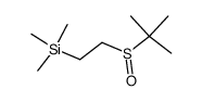 1-(tert-butylsulfinyl)-2-(trimethylsilyl)ethane Structure