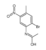 N-(2-溴-4-甲基-5-硝基苯基)乙酰胺结构式