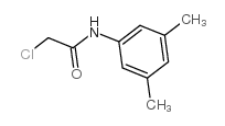 2-氯-N-(3,5-二甲基苯基)乙酰胺结构式