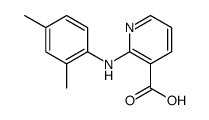2-[(2,4-二甲基苯基)氨基]烟酸结构式