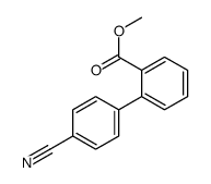 methyl 2-(4-cyanophenyl)benzoate Structure