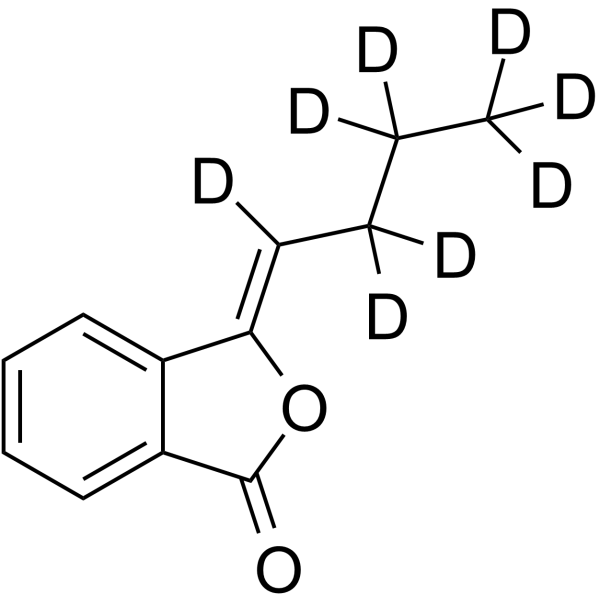 3-Butylidenephthalide-d8 Structure