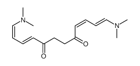 1,12-bis(dimethylamino)dodeca-1,3,9,11-tetraene-5,8-dione结构式