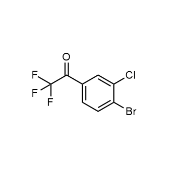 1-(4-溴-3-氯苯基)-2,2,2-三氟乙烷-1-酮结构式