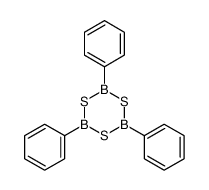 2,4,6-triphenyl-1,3,5,2,4,6-trithiatriborinane Structure