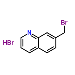 7-(溴甲基)喹啉氢溴酸结构式