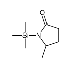 5-methyl-1-trimethylsilylpyrrolidin-2-one结构式