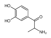 2-amino-1-(3,4-dihydroxyphenyl)propan-1-one结构式