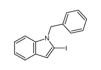 1-benzyl-2-iodo-1H-indole Structure