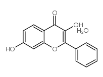 3,7-二羟基黄酮水合物结构式