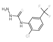 4-[2-氯-5-(三氟甲基)苯基]-3-氨基硫脲结构式