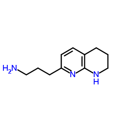 5,6,7,8-四氢-1,8-萘啶-2-丙胺结构式